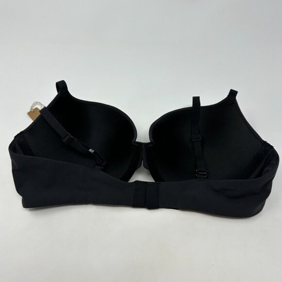 NWT SKIMS Fits Everybody Demi Push-Up T-Shirt Bra BR-UWR- 2295 ONYX 32C - Picture 5 of 7